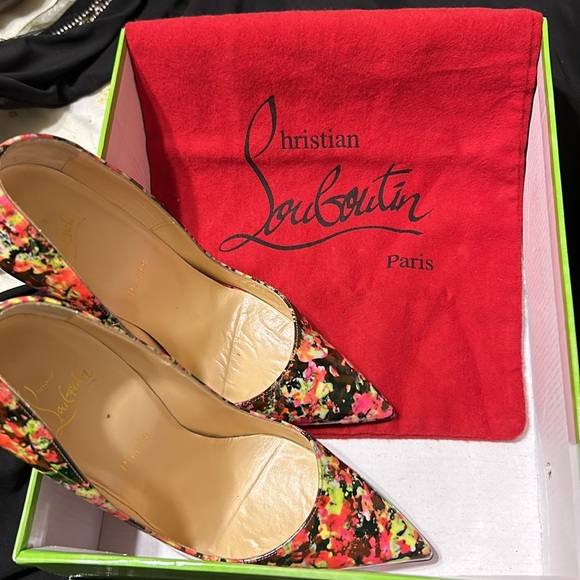 Christian Louboutin red bottoms 38/5 that’s So Kate - Picture 5 of 7